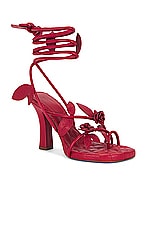 Burberry Ivy Flora Sandal in Scarlett, view 2, click to view large image.