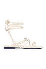 Burberry Ivy Shield Sandal in Soap, view 1, click to view large image.