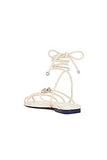 Burberry Ivy Shield Sandal in Soap, view 3, click to view large image.