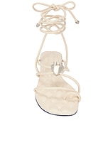 Burberry Ivy Shield Sandal in Soap, view 4, click to view large image.