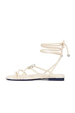 Burberry Ivy Shield Sandal in Soap, view 5, click to view large image.