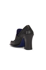 Burberry London Shield Pump in Black, view 3, click to view large image.