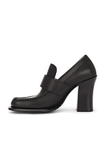 Burberry London Shield Pump in Black, view 5, click to view large image.