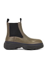 Burberry Chelsea Boot in Loch, view 1, click to view large image.