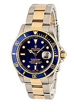 Bob's Watches x FWRD Renew Rolex Submariner 16613 Blue Dial in Stainless Steel & 18k Yellow Gold, view 1, click to view large image.