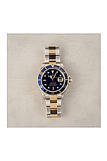 Bob's Watches x FWRD Renew Rolex Submariner 16613 Blue Dial in Stainless Steel & 18k Yellow Gold, view 3, click to view large image.