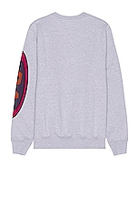 By Parra Loudness Crewneck in Heather Grey, view 2, click to view large image.
