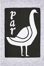 By Parra Riddle Hooded Sweatshirt in Heather Grey, view 3, click to view large image.
