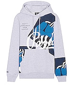 By Parra Self Defense Hoodie in Heather Grey, view 1, click to view large image.