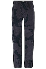 By Parra Clipped Wings Corduroy Pants in Greyish Blue, view 1, click to view large image.