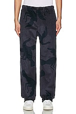 By Parra Clipped Wings Corduroy Pants in Greyish Blue, view 4, click to view large image.
