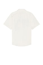 By Parra Yoga Balled Short Sleeve Shirt in Off White, view 2, click to view large image.