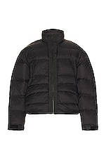 C2H4 Lightweight Down Jacket in Black, view 1, click to view large image.