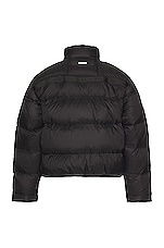C2H4 Lightweight Down Jacket in Black, view 2, click to view large image.