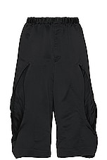COMMEDESGARCONS  パンツ　ショート　黒 コムデギャルソン 定番ジャージ・ショーツ-ショートパンツ