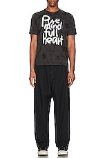 COMME des GARCONS BLACK Trouser in Black, view 5, click to view large image.