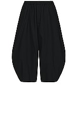 COMME des GARCONS BLACK Gabardine Trouser in Black, view 1, click to view large image.