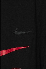 COMME des GARCONS BLACK X Nike Tee in Black, view 3, click to view large image.