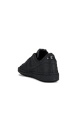 COMME des GARCONS BLACK X Nike Tennis Classic Sneaker in Black, view 3, click to view large image.