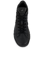 COMME des GARCONS BLACK X Nike Tennis Classic Sneaker in Black, view 4, click to view large image.