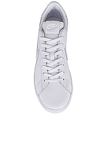 COMME des GARCONS BLACK X Nike Tennis Classic Sneaker in White, view 4, click to view large image.