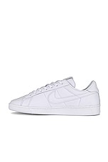 COMME des GARCONS BLACK X Nike Tennis Classic Sneaker in White, view 5, click to view large image.