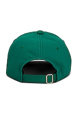 Casablanca Casa Way Embroidered Cap in Evergreen, view 2, click to view large image.