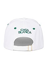 Casablanca Embroidered Cap in Casa Racing, view 2, click to view large image.