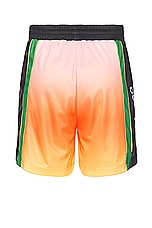 Casablanca Football Shorts in Gradient, view 2, click to view large image.