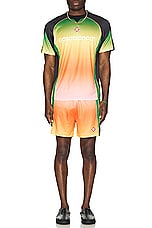 Casablanca Football Shorts in Gradient, view 6, click to view large image.