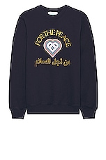 Casablanca For The Peace Gold Sweater in For The Peace Gold, view 1, click to view large image.