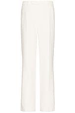 Casablanca Straight Leg Trouser in Off White, view 1, click to view large image.