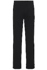 Casablanca Laurel Tape Panelled Sweatpants in Black, view 2, click to view large image.