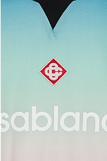 Casablanca Football T-shirt in Gradient, view 3, click to view large image.