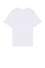 Casablanca Triomphe D'orange Printed T-shirt in White, view 2, click to view large image.