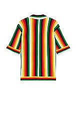 Casablanca Striped Towelling Shirt in Multi, view 2, click to view large image.