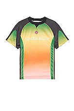 Casablanca Football Shirt in Gradient, view 1, click to view large image.