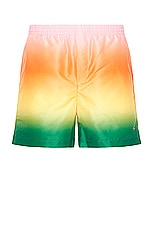 Casablanca Printed Swim Shorts in Gradient, view 1, click to view large image.