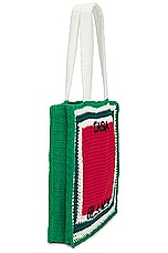 Casablanca Cotton Crochet Bag in Multi, view 3, click to view large image.