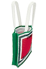 Casablanca Cotton Crochet Bag in Multi, view 4, click to view large image.
