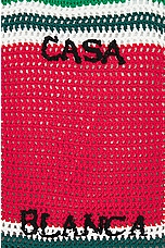 Casablanca Cotton Crochet Bag in Multi, view 6, click to view large image.
