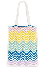 Casablanca Wave Crochet Bag in Gradient Wave, view 2, click to view large image.