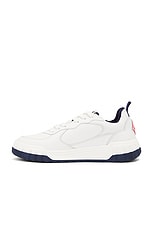 Casablanca Court Sneaker in Navy & White, view 5, click to view large image.