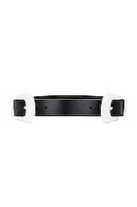 Casablanca Cowboy Belt in Black, view 1, click to view large image.