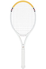 Casablanca Casa Sport Tennis Racket in White & Multi, view 2, click to view large image.
