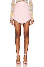 Casablanca Mini Skirt in Pink, view 1, click to view large image.