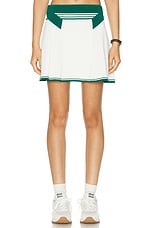 Casablanca Mini Skirt in White, view 1, click to view large image.