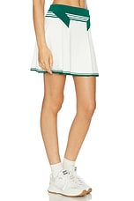 Casablanca Mini Skirt in White, view 2, click to view large image.