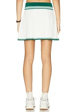 Casablanca Mini Skirt in White, view 4, click to view large image.