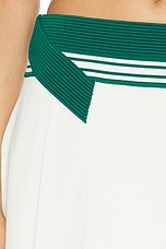 Casablanca Mini Skirt in White, view 6, click to view large image.